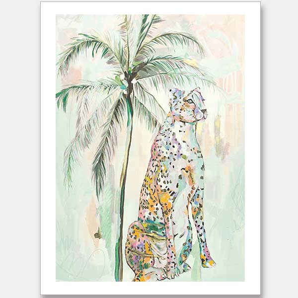 Take Me Away Muted Blue Unframed Art Print