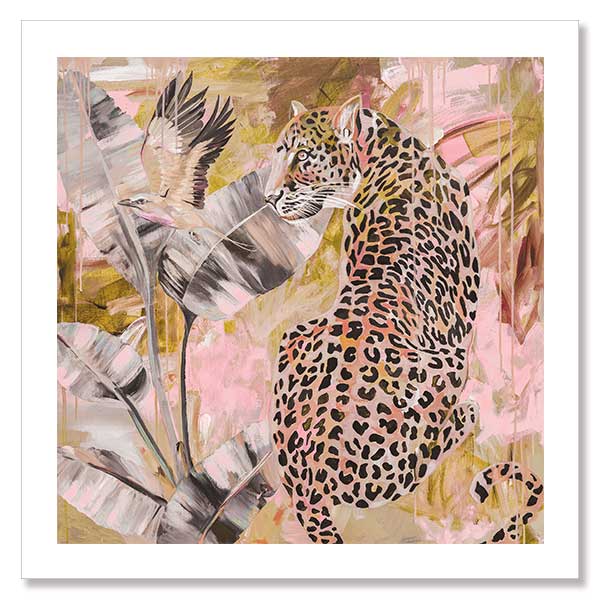 Distant Longing Pink Unframed Art Print