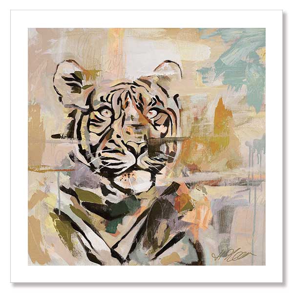 Retrospect Mustard Unframed Art Print