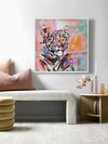 Retrospect Pink Canvas Art Print | Lifestyle