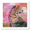 Reminiscent Bright Pink Unframed Art Print