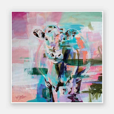 Closer To You Bright Pink Unframed Art Print