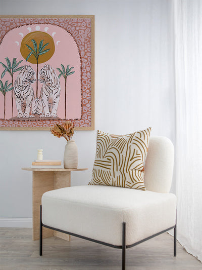 Days On End Pink Framed Art Print | Lifestyle