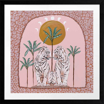 Days On End Pink Framed Art Print