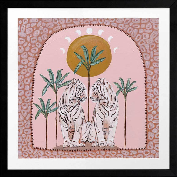 Days On End Pink Framed Art Print