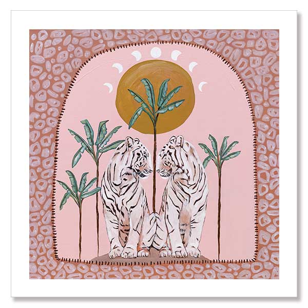 Days On End Pink Unframed Art Print