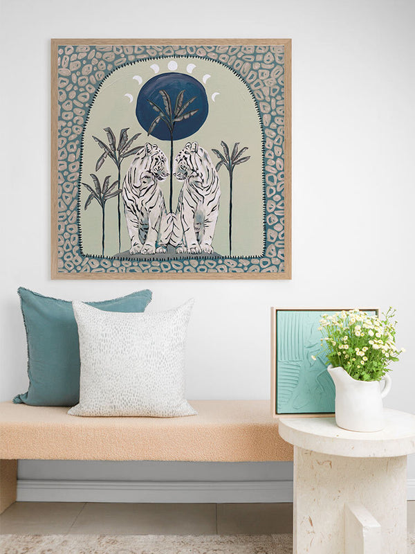 Days On End Green Framed Art Print | Lifestyle