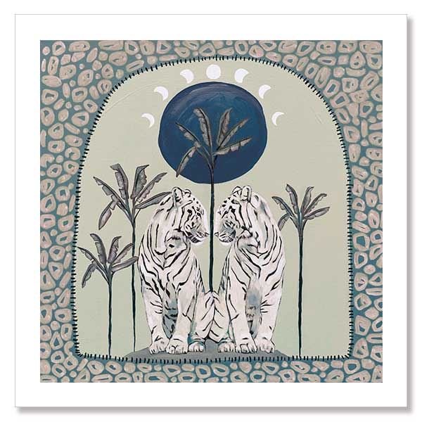 Days On End Green Unframed Art Print