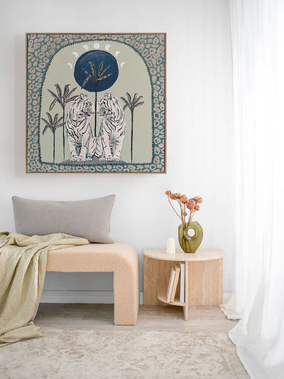 Days On End Green Canvas Art Print | Lifestyle