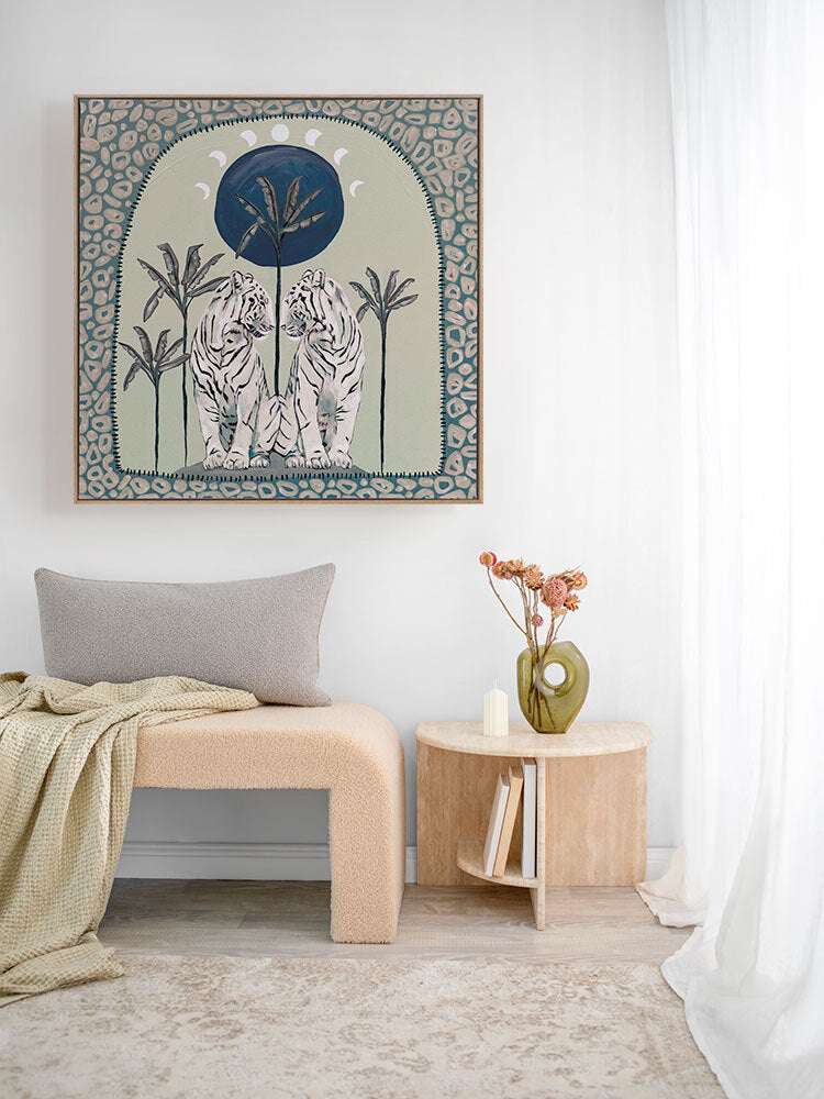 Days On End Green Canvas Art Print | Lifestyle