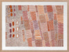 Lupul Jukurrpa Red Framed Art Print 