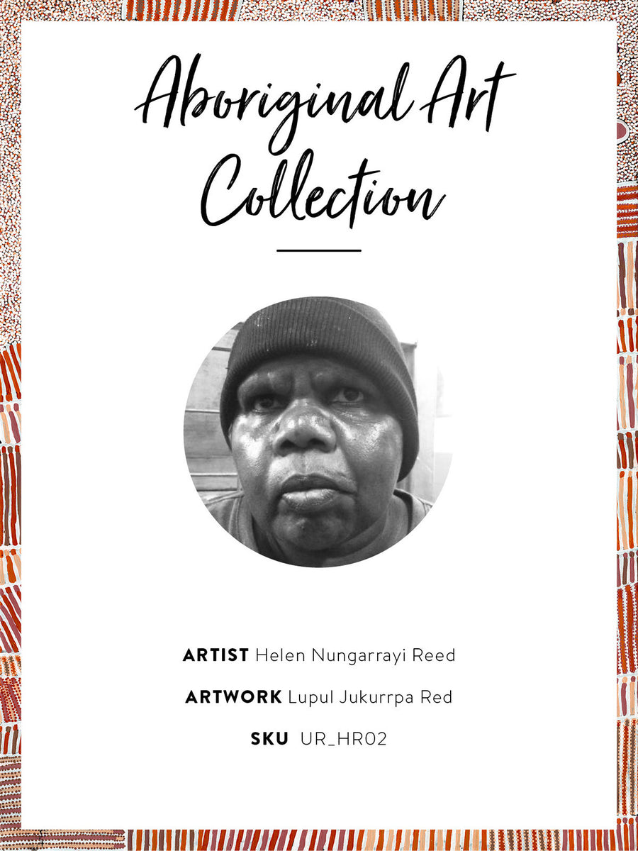 Lupul Jukurrpa Red Unframed Art Print 