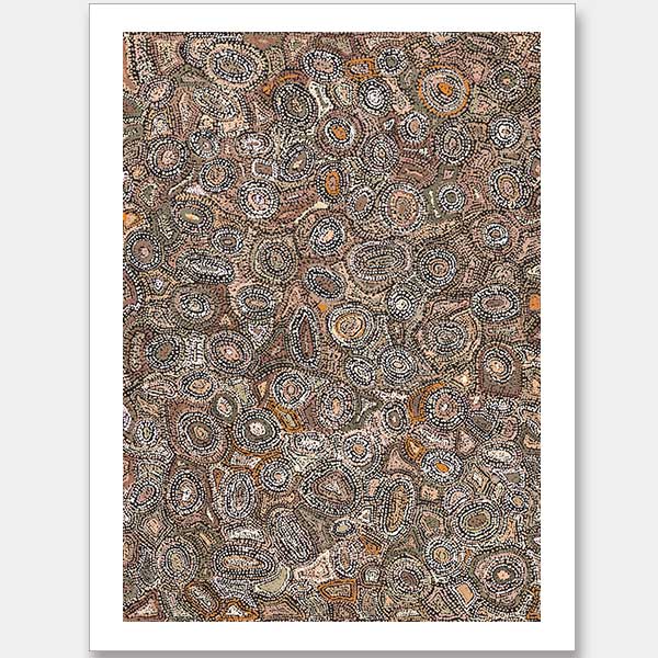 Ngapa Jukurrpa (Water Dreaming) Unframed Art Print