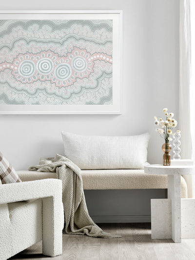 Gudidabba - Gathering Place Framed Art Print | Lifestyle