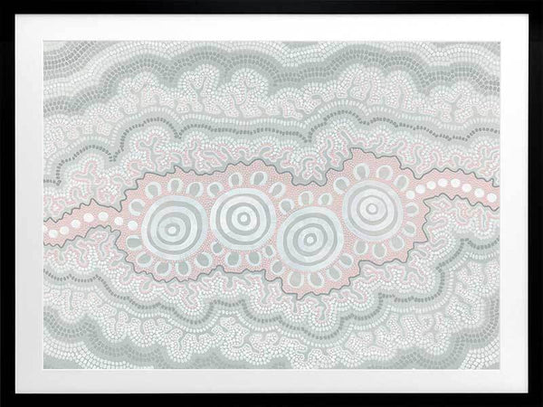 Gudidabba - Gathering Place Framed Art Print