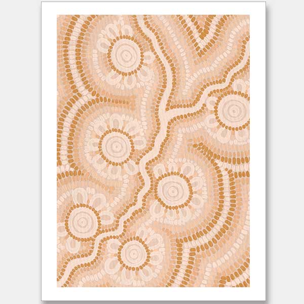 Connection to the River Neutral Unframed Art Print