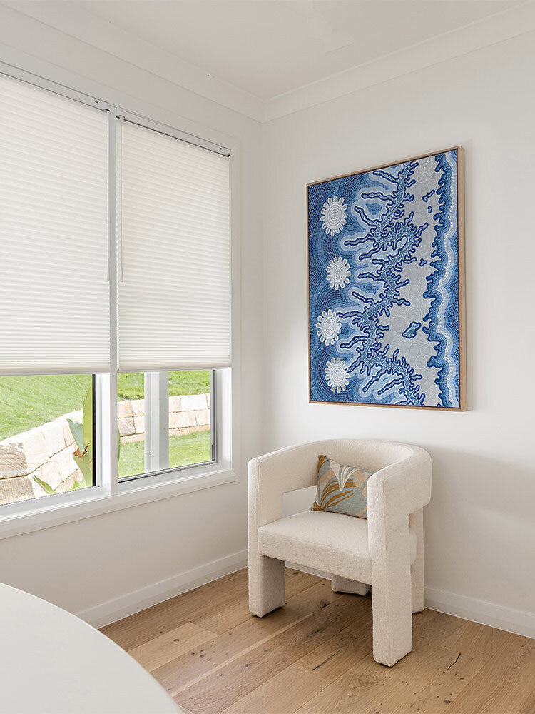 Spiritual Connection Blue Canvas Art Print | Lifestyle