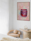 Pump Up The Jam Pink Canvas Art Print | Lifestyle