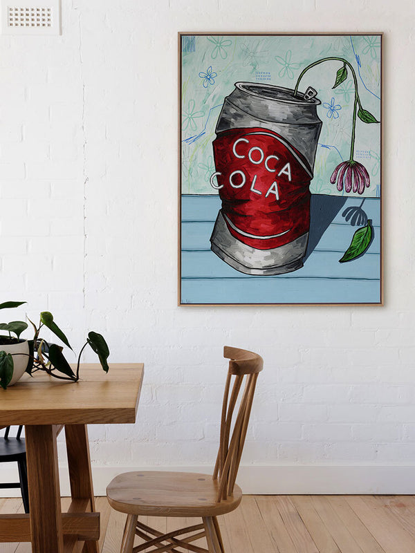 Strawflower Canvas Art Print | Lifestyle