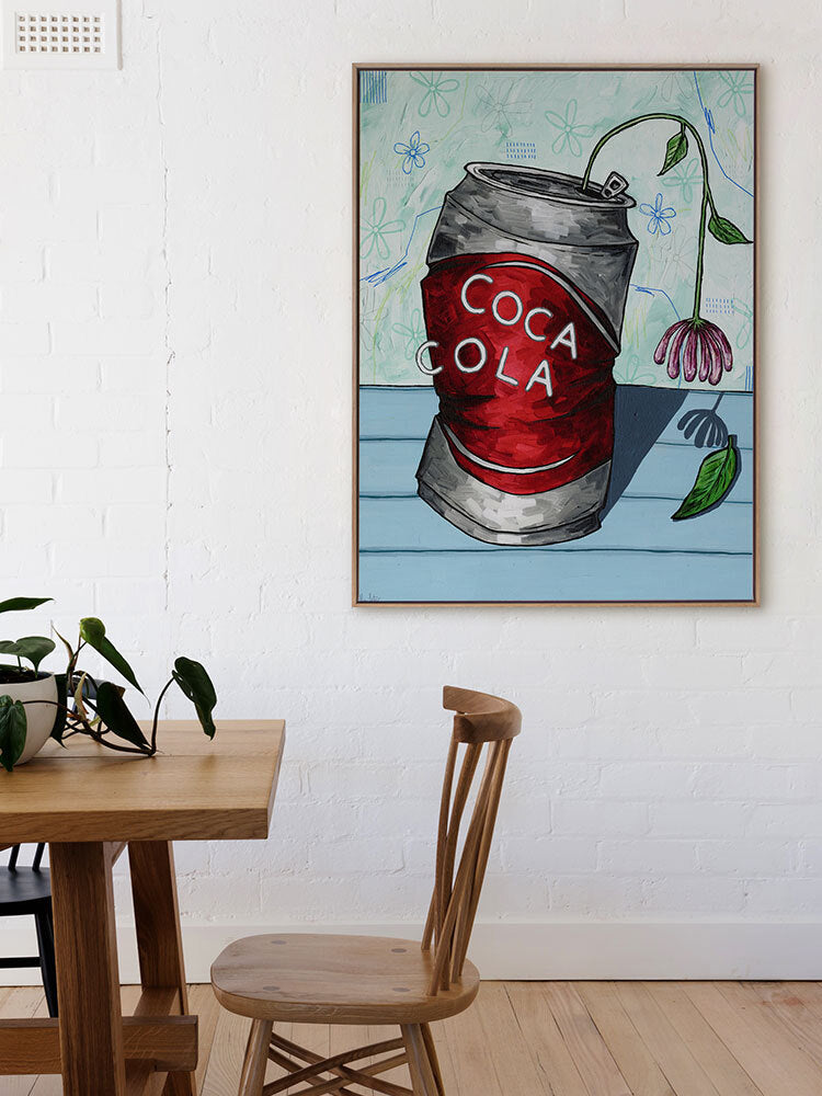 Strawflower Canvas Art Print | Lifestyle