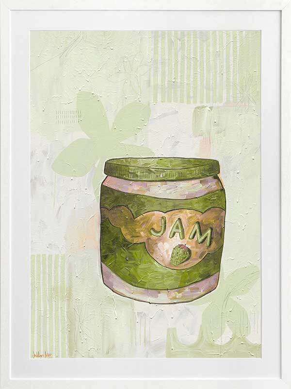Pump Up The Jam Green Framed Art Print