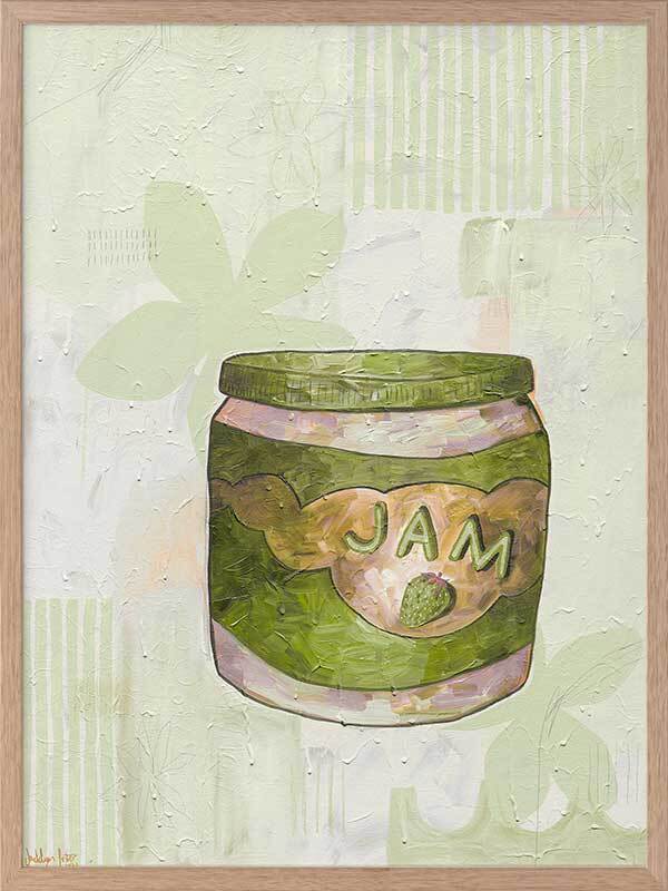 Pump Up The Jam Green Framed Art Print