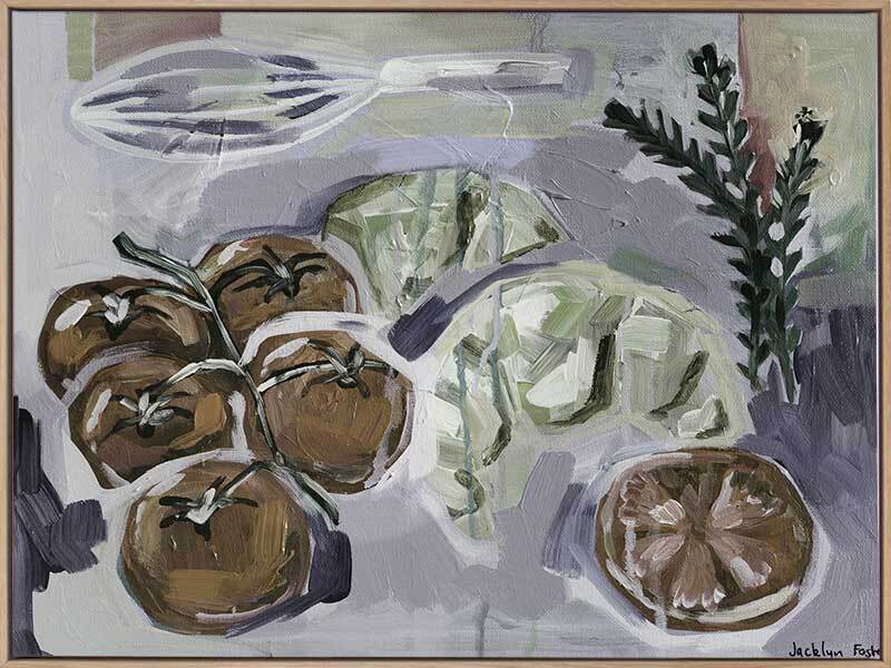 Whisk It Muted Canvas Art Print