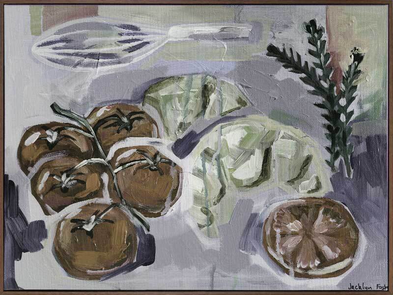 Whisk It Muted Canvas Art Print