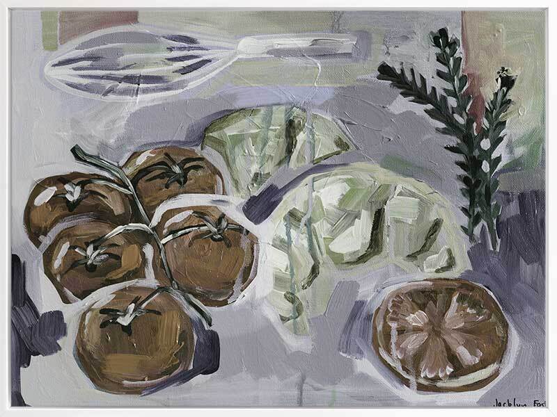 Whisk It Muted Canvas Art Print