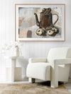Trio Brown Framed Art Print | Lifestyle
