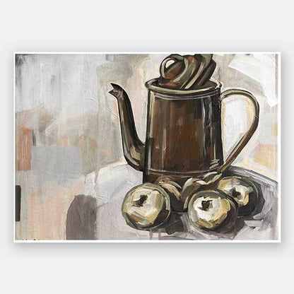 Trio Brown Unframed Art Print