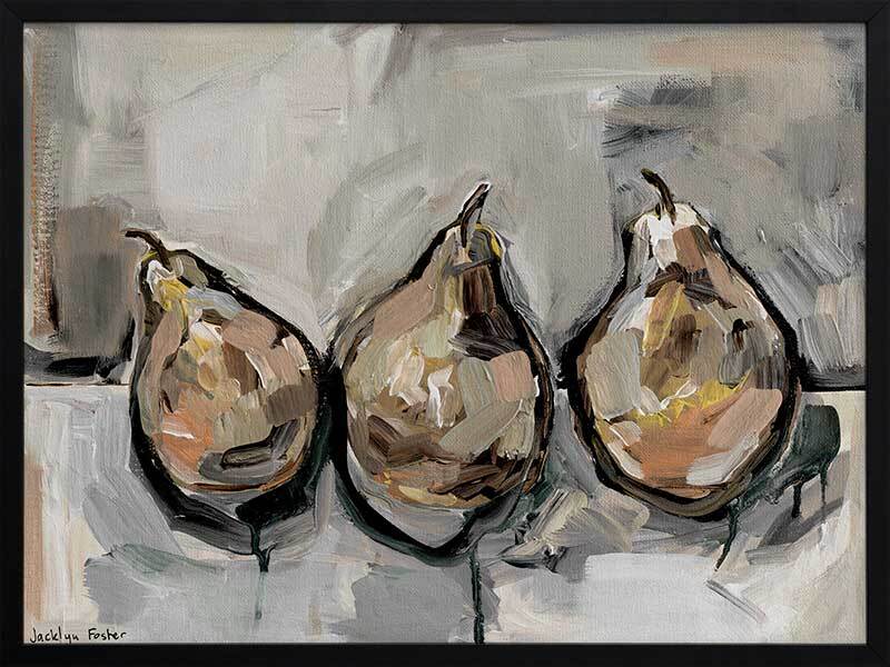 Pears Brown Framed Art Print