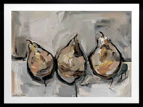Pears Brown Framed Art Print