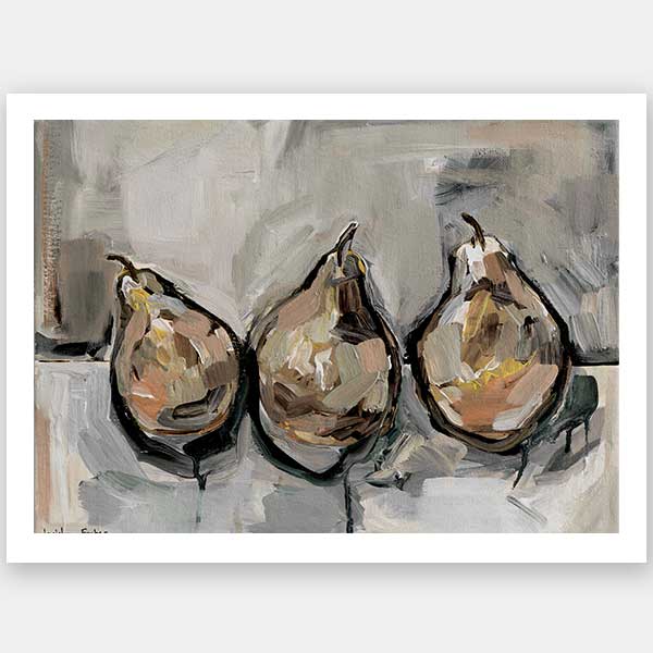 Pears Brown Unframed Art Print