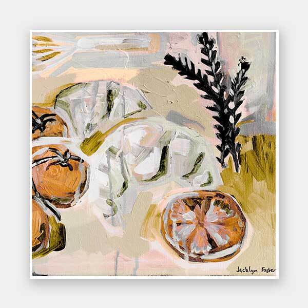 Whisk It Orange Unframed Art Print