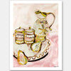 Still Life Tea Party Multicolour Unframed Art Print