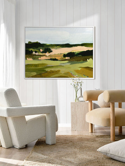 Fields of Green Canvas Art Print | Lifestyle