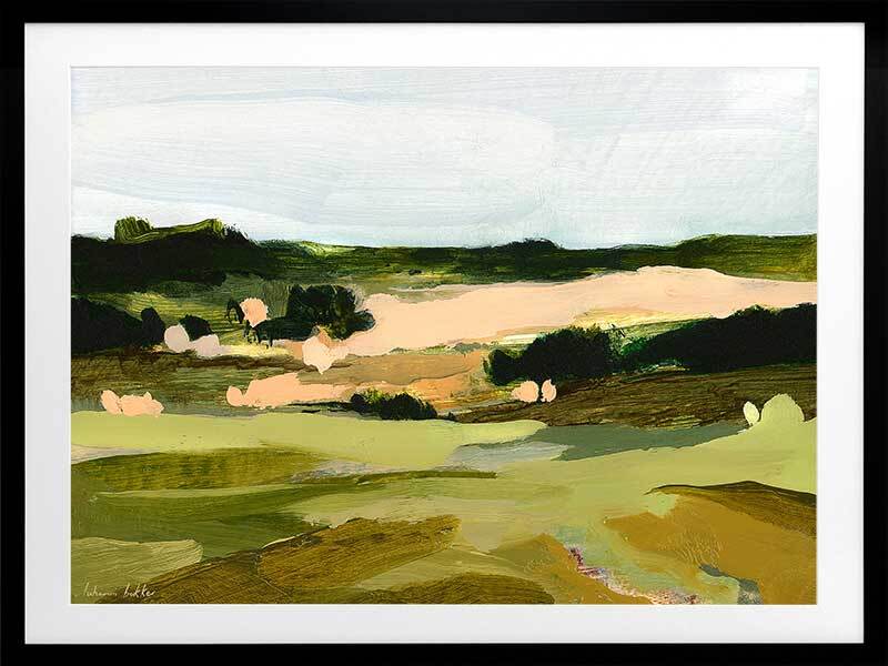 Fields of Green Framed Art Print