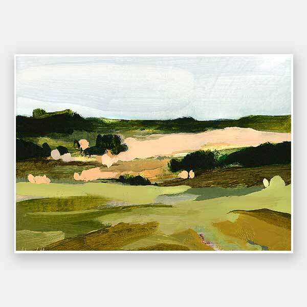 Fields of Green Unframed Art Print