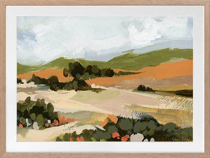 Rolling Hills I Framed Art Print