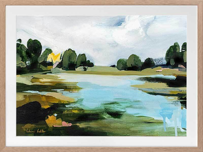 A Touch of Sunlight Framed Art Print