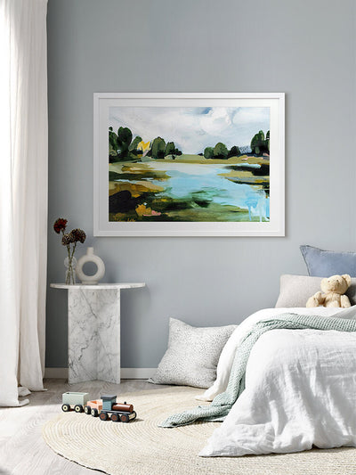 A Touch of Sunlight Framed Art Print | Lifestyle