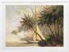 Bay of Palms Framed Art Print