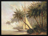 Bay of Palms Framed Art Print