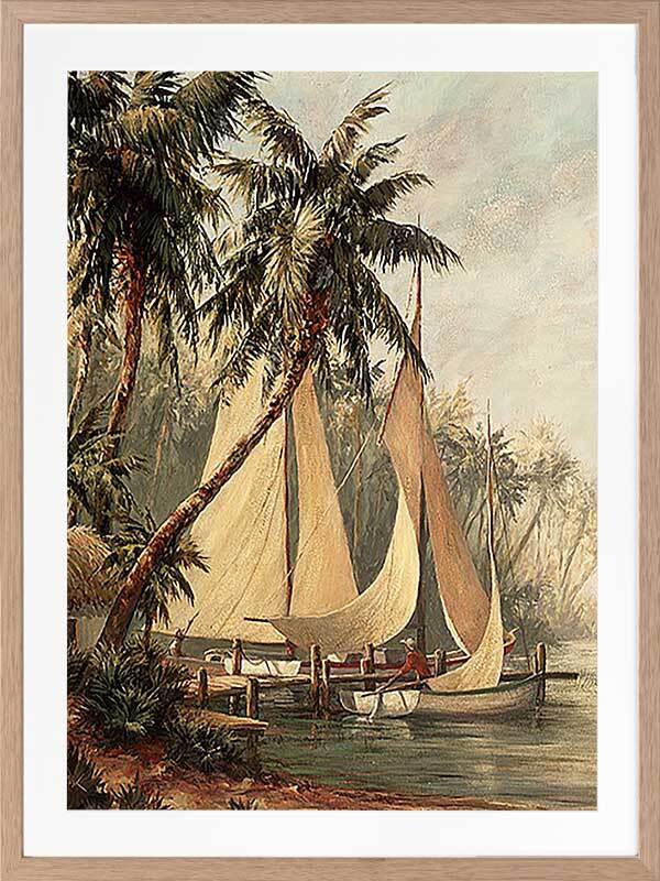 Ship to Shore Framed Art Print