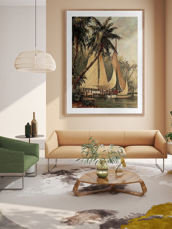 Ship to Shore Framed Art Print | Lifestyle