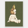 Boronia Baby II Green Unframed Art Print