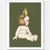 Boronia Baby II Green Unframed Art Print