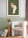 Boronia Baby III Green Framed Art Print | Lifestyle