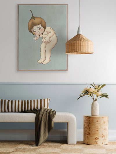 Boronia Baby III Light Blue Canvas Art Print | Lifestyle